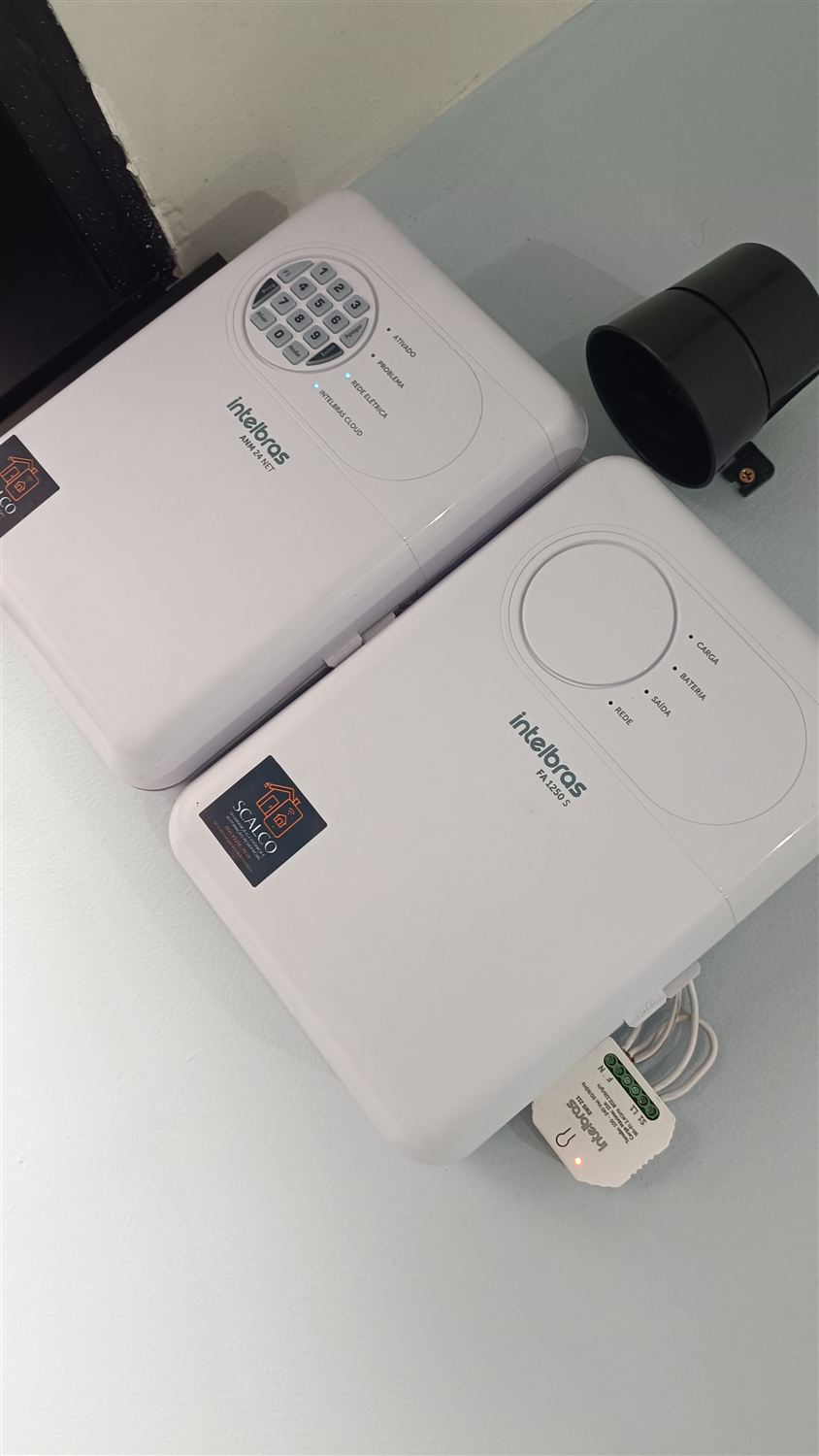 Central de alarme instalada pela Scalco